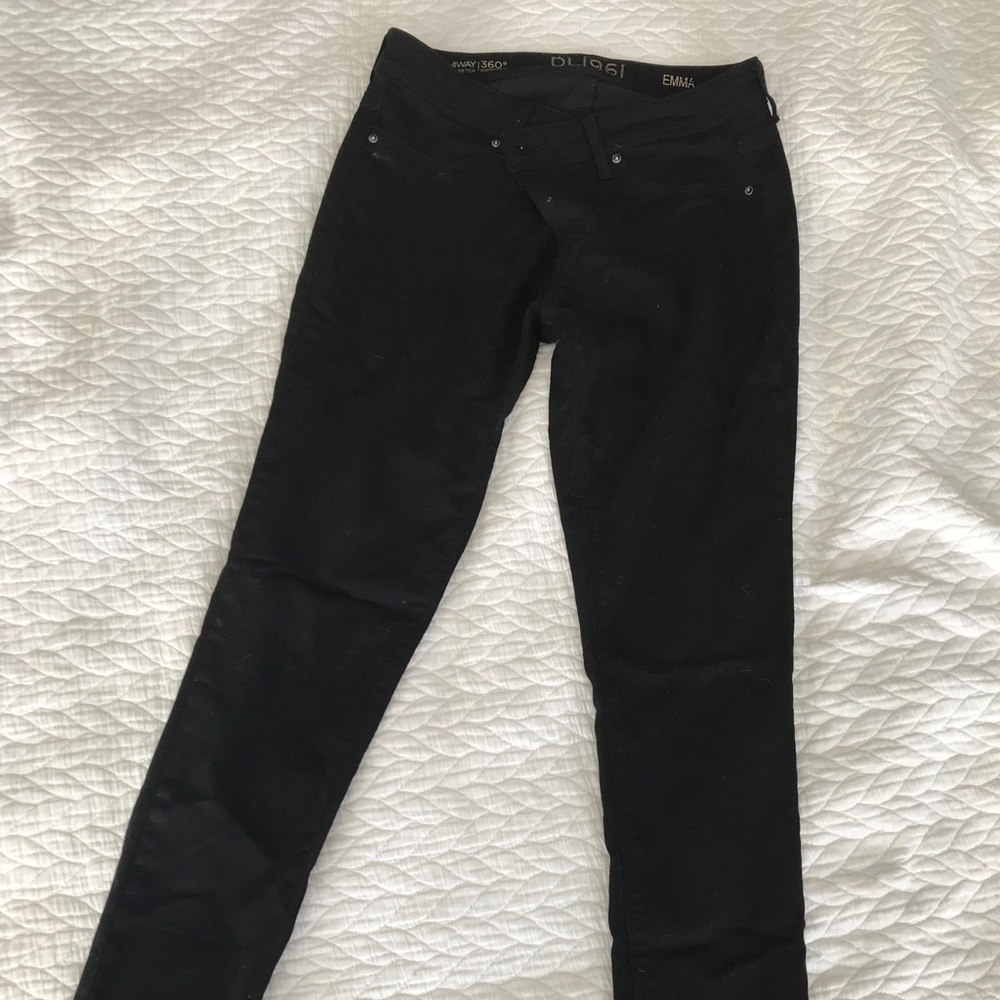 Black DL1961 Emma Jegging Skinny Jeans